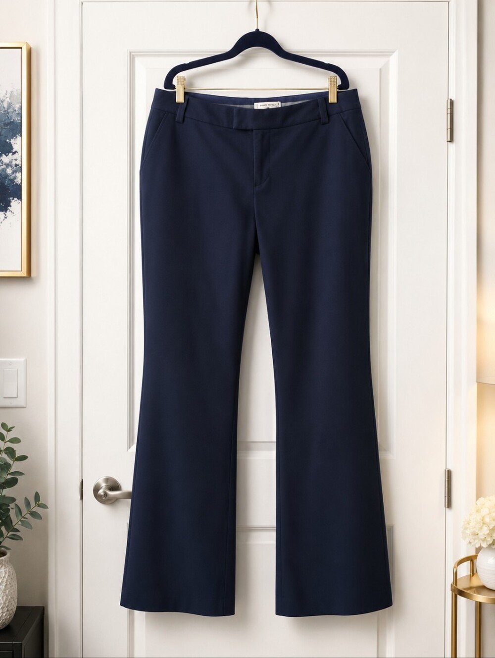 American Eagle Outfitters Women's Navy Blue Boot Cut Pants Size XL